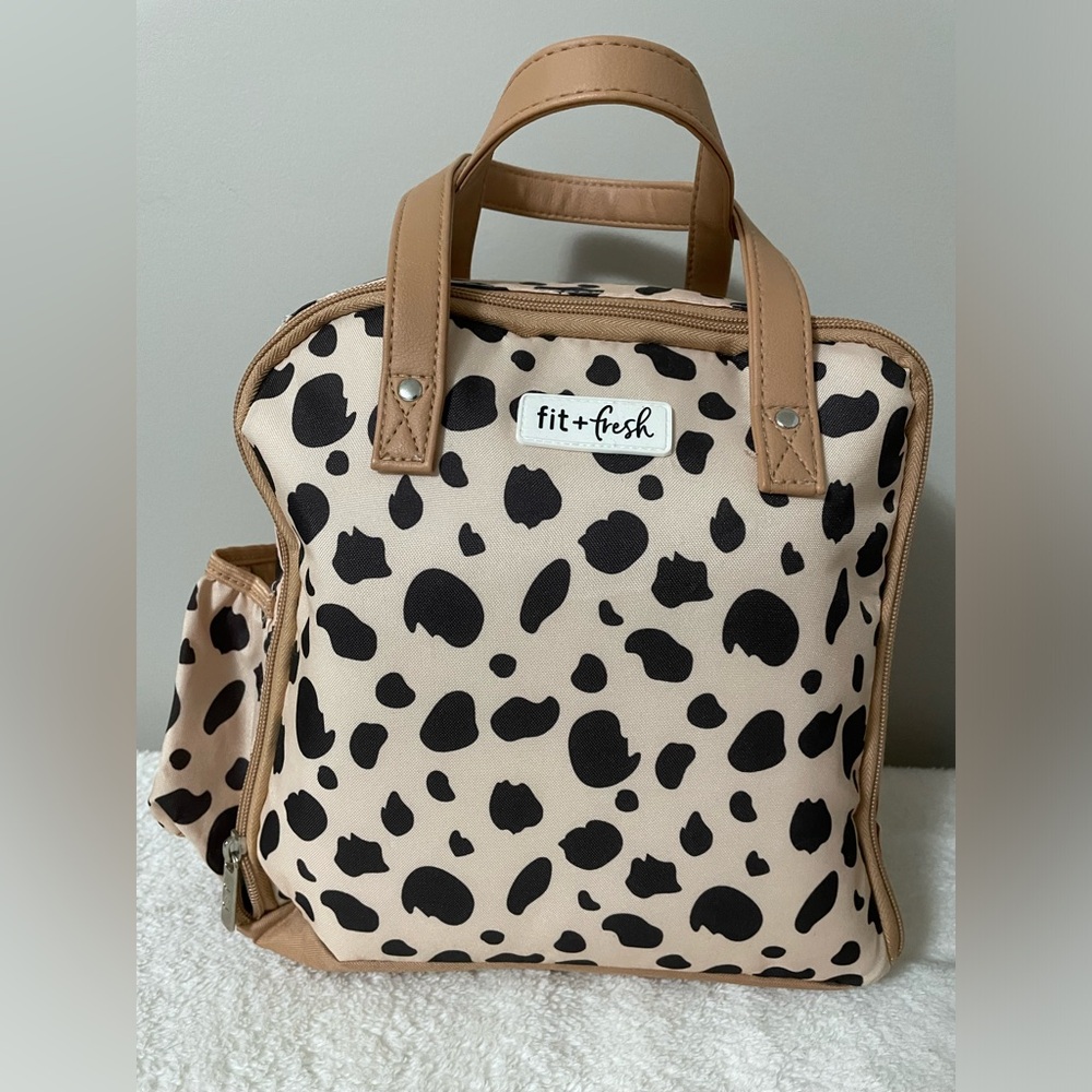 NWOT Fit & Fresh lunch bag cheetah print